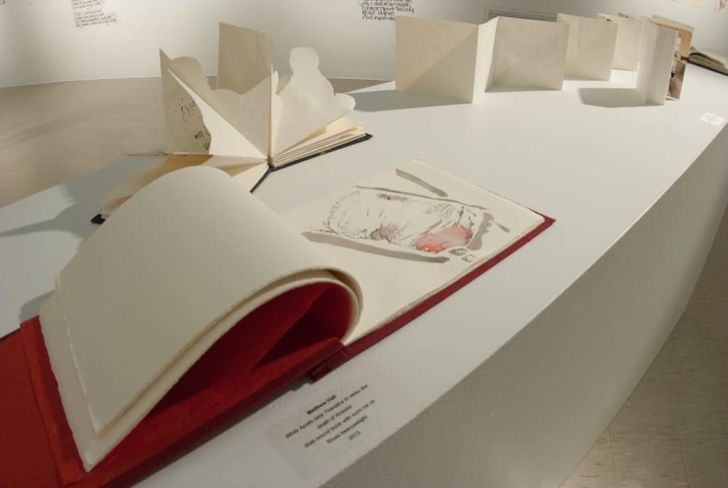 Documentation of the Exhibition: I crawled inside the book and made it my home.